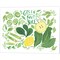 Fruity Smoothie on White 2 by Farida Zaman 15" x 12" Canvas Wall Art (Set of 2)
